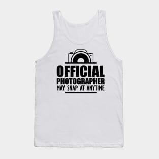 Photographer - Official photographer may snap at anytime Tank Top